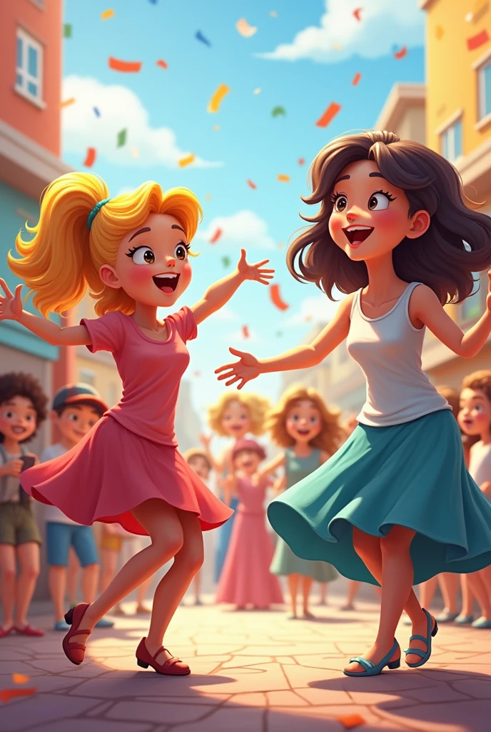 Every day will laugh and play with the silly dance hooray