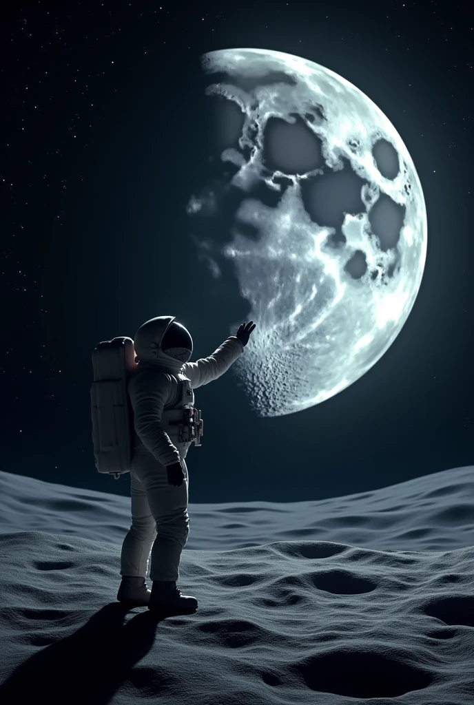 Touching lives while touching the moon theme