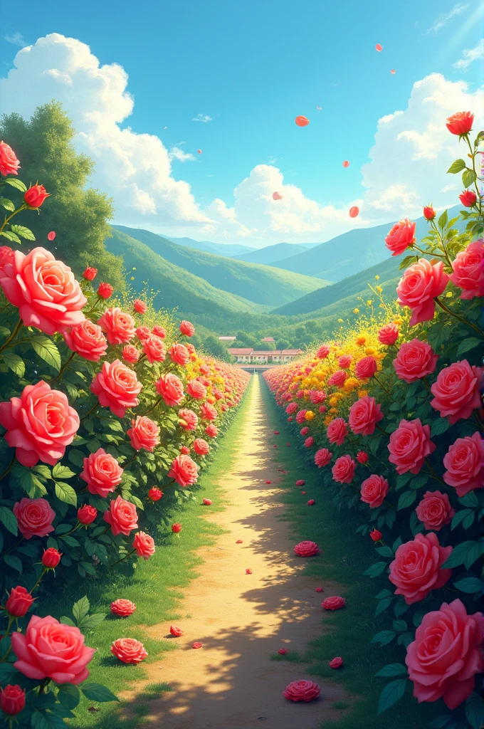 rose field 