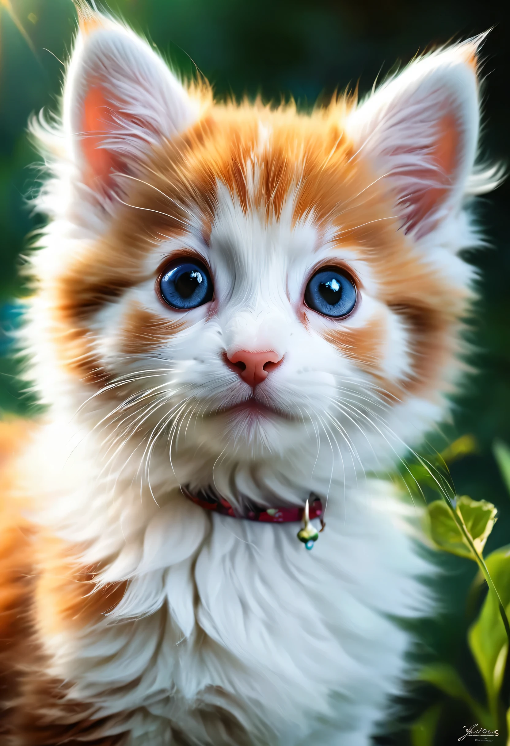 a white kitten, playing with a black puppy, adorable, cute, fluffy, playful, furry, innocent, whimsical, sweet, photorealistic, highly detailed, 8k, natural lighting, vibrant colors, dynamic composition, endearing, heartwarming, (best quality,4k,8k,highres,masterpiece:1.2),ultra-detailed,(realistic,photorealistic,photo-realistic:1.37)