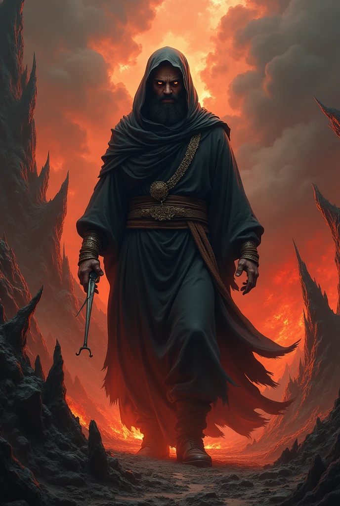 Muslim and very angry, hell
background