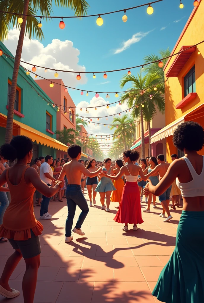 a perfect place to dance salsa, for all ages