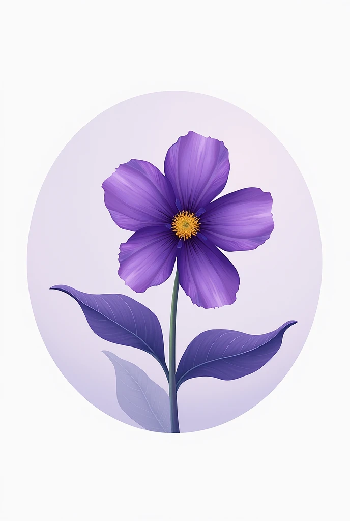 I would like to create a logo for the Violeta company with a flower
