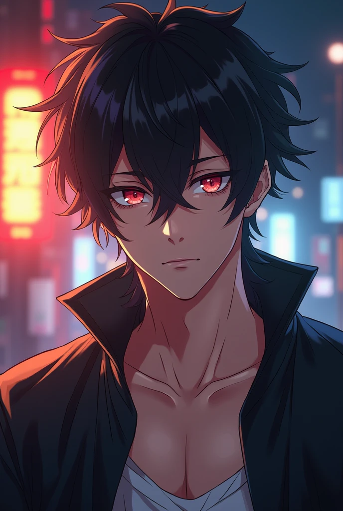 Cool Japanese anime boy tall and handsome gorgeous hd showing attitude sexy hairstyle