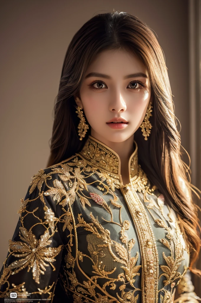 a very detailed and realistic CG Unity 8K wallpaper, high quality, extremely detailed, tabletop, photorealistic, extremely detailed elegant girl ,full body,suit, intricate details, studio lighting, masterpiece, cinematic lighting, delicate fabric, elegant pose, beautiful eyes, sharp focus, hyper-detailed, volumetric lighting, vibrant colors