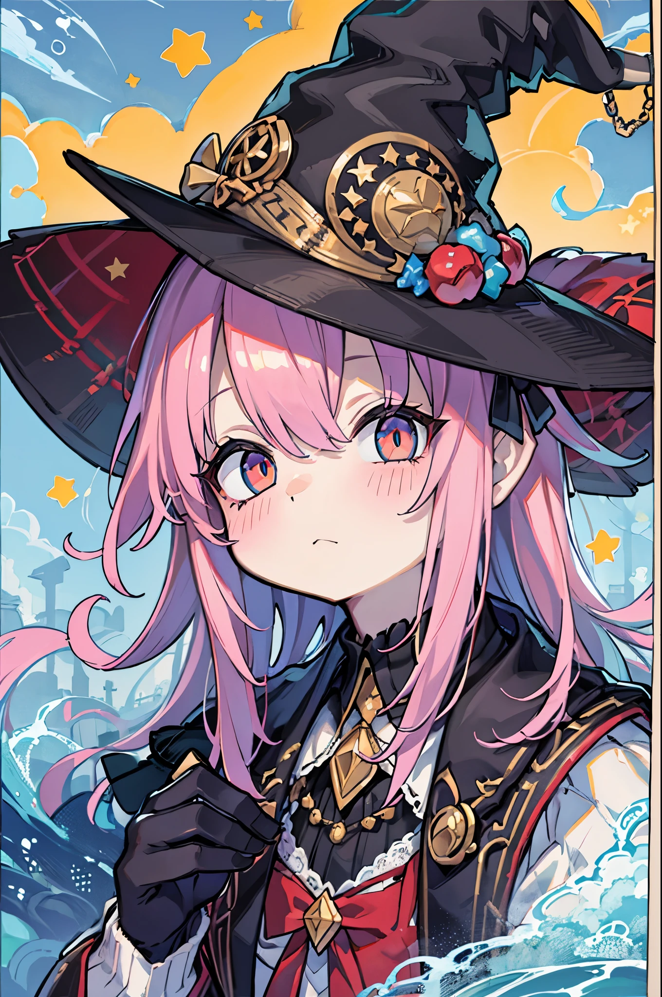 masterpiece, Highest quality, Little, Wizard's Tea Party, Handsome male witch, Beautiful Witch, Happy, Vibrant, colorful