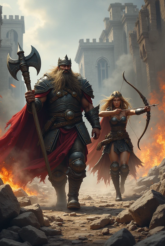 Barbarian King and Archer Queen Destroyed Town hall 7 In  Just 1.80 Sec