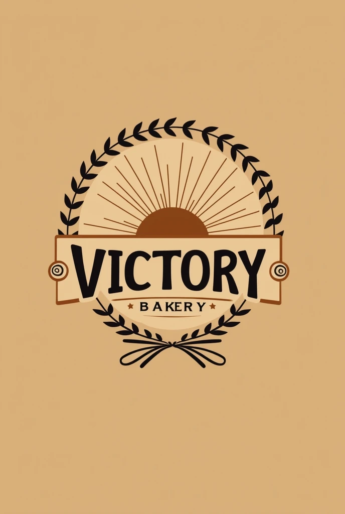 Bakery logo with the name victory