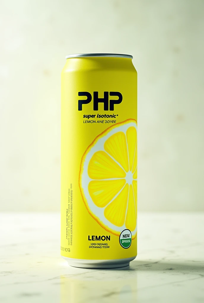 PHP super isotonic lemon flavor packaging