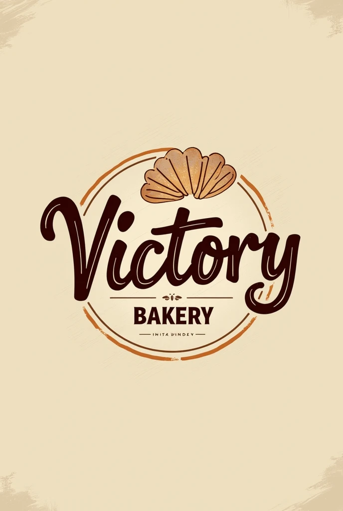 Bakery logo with the name victory but creative and more realistic