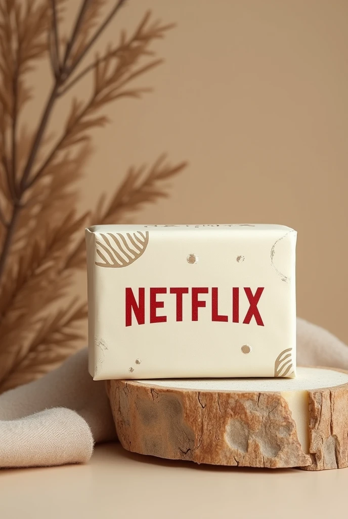 Organic soap pack cover , brand name: netflix