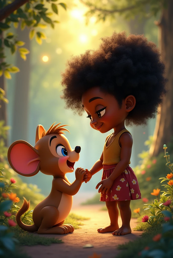 An image containing a dark-skinned Disney character accompanied by another short Disney character