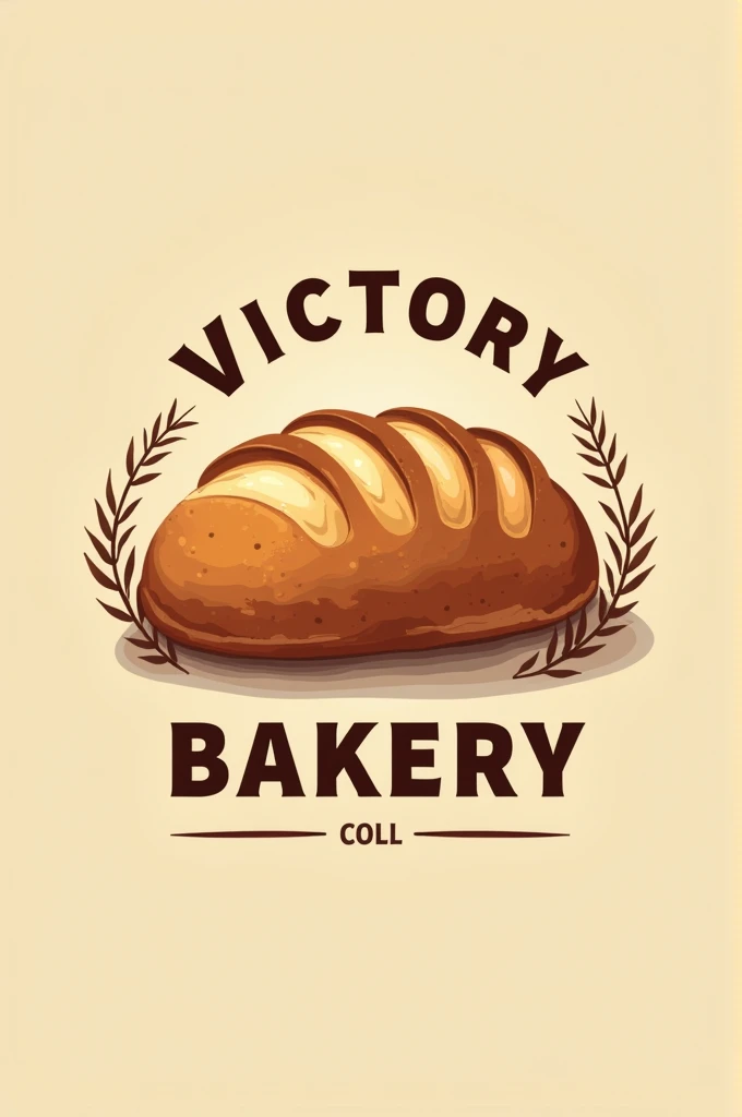 Logo of a bakery named after victory