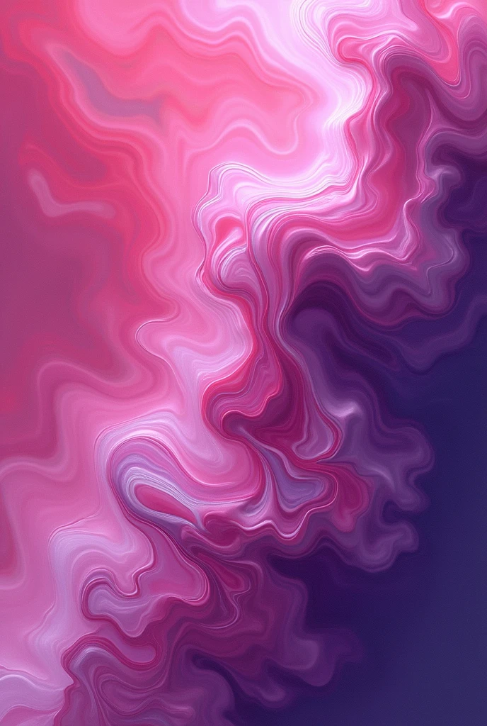 Create a marbled look with pink and purple tones