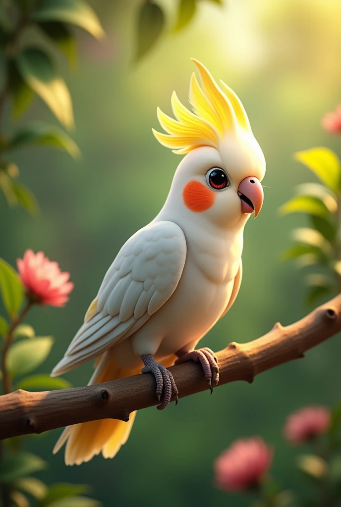 Draw a cockatiel named lulu
