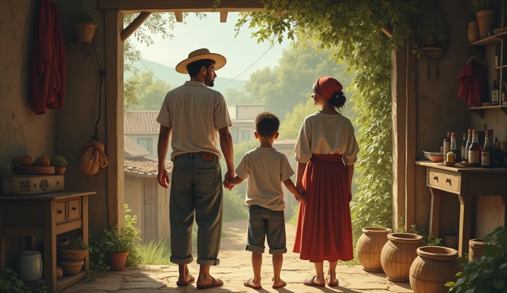 In this small, picturesque village, the focus is on an ordinary young man who is the son of a farmer. His life revolves around the rhythms of rural existence, with his father working diligently in the fields and his mother managing their home. The scene is set within their humble abode, where the young man is surrounded by his loving parents. The family stands together in their home, embodying the close bonds and simple joys of village life. The young man’s father, a hardworking farmer, and his mother, who supports the family in every way possible, are central to his daily life. As we observe their interactions, we gain insight into their shared values, dreams, and the daily challenges they face. This portrayal highlights the strength of family ties and the steadfastness of those who work the land, revealing the often-unseen narratives of rural families.