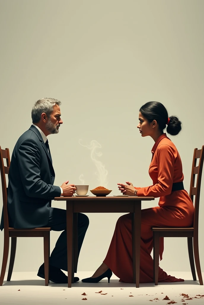 A British person and an Indian person sitting at a table, with the British person saying "We colonized you for 200 years and took all your resources" and the Indian person responding with "Yeah, but we colonized your cuisine and now you can't live without chicken tikka masala meme