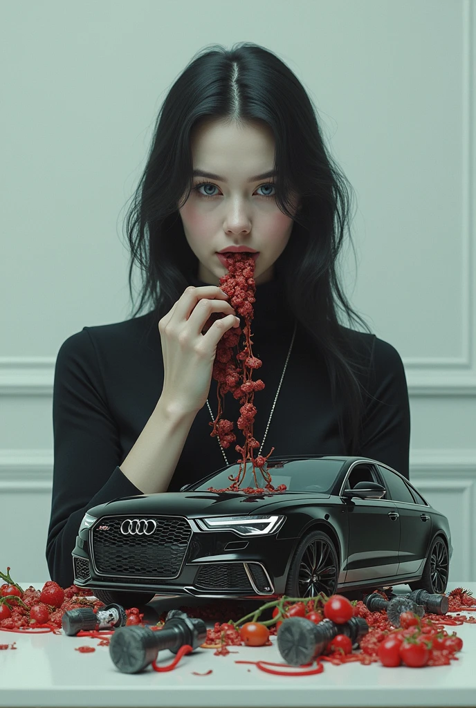Kamilė Kavaliauskaitė eating audi a 6 c 6