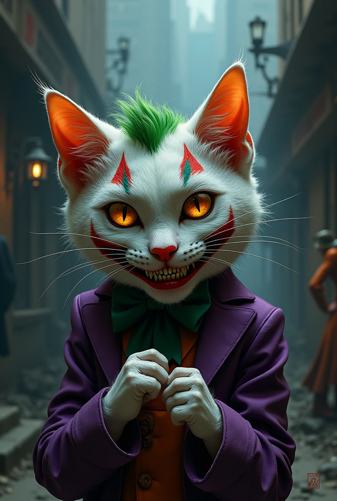 c4ttitude joker in the style of 0mib