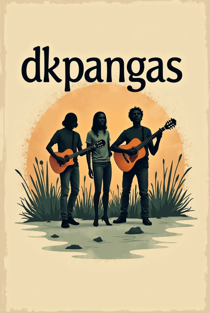 DKPangas acoustic rock band logo 