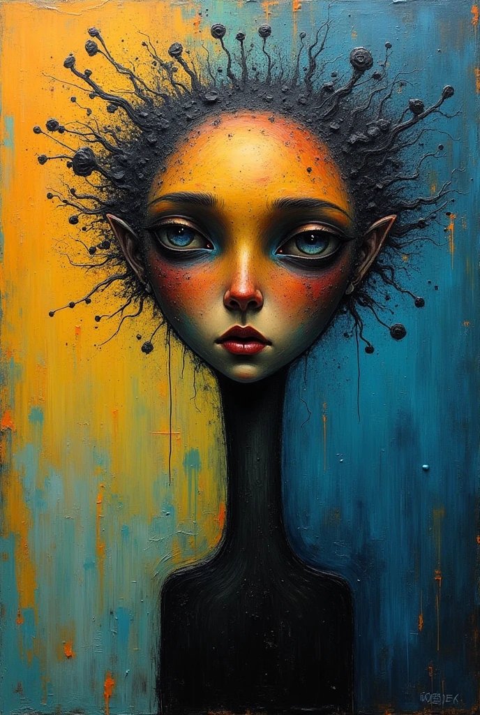 Expressionist artwork images,mysterious