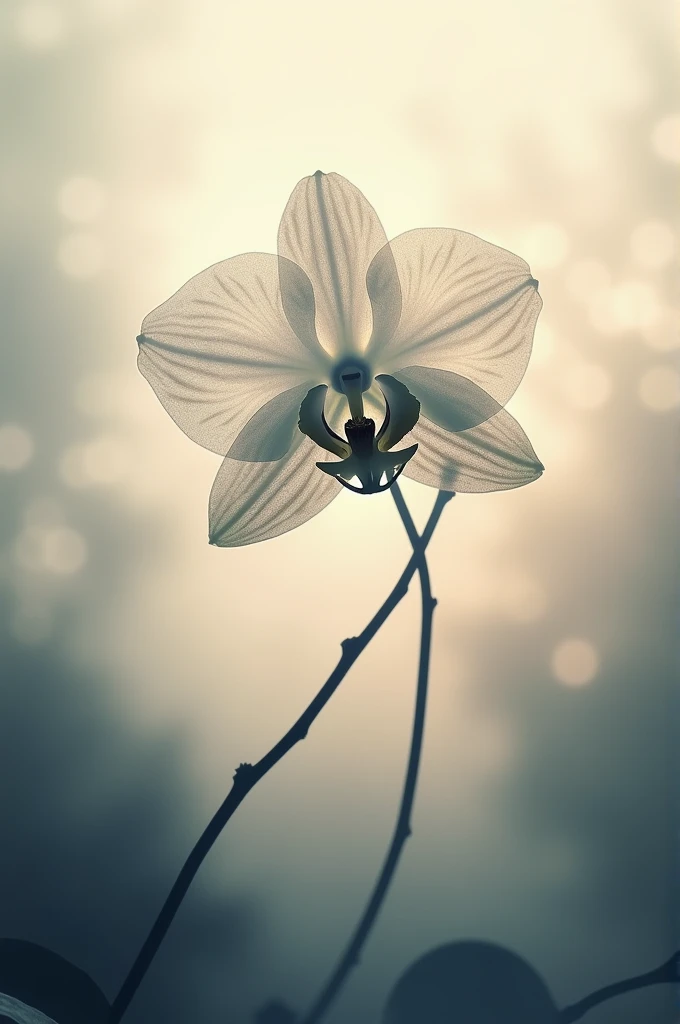 Orchid silhouette