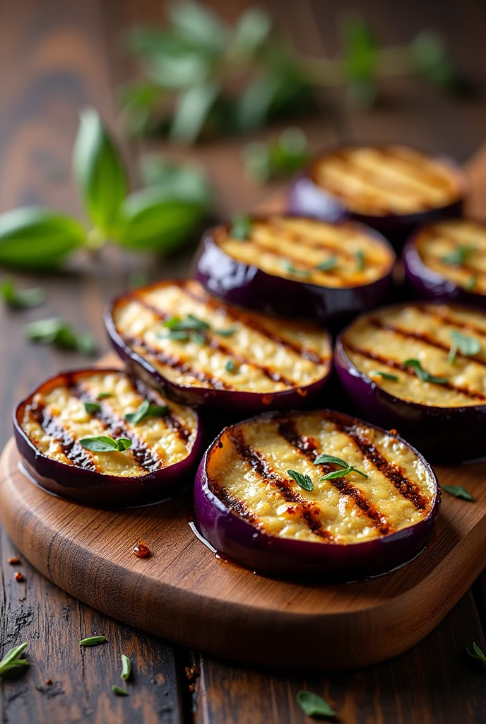 Grilled eggplant