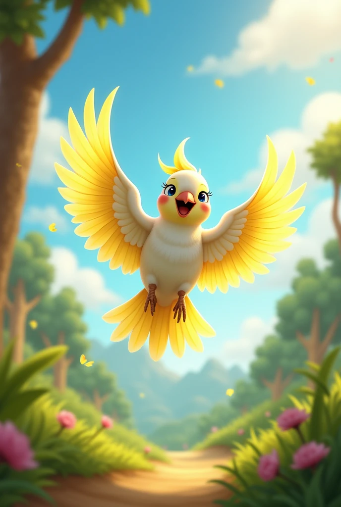Now lulu the cockatiel is having the best time of her life