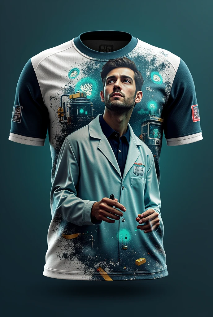 Forensic theme jersey design
