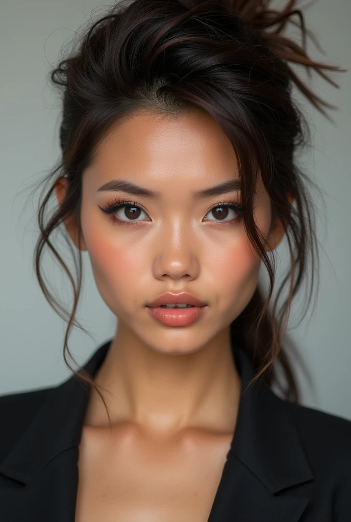 Hottie with sexy hair