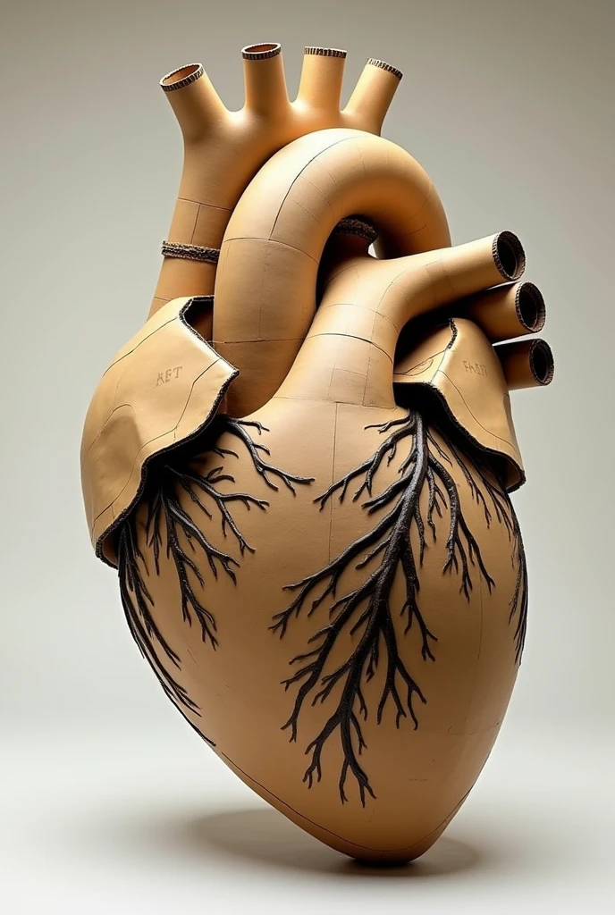 Create images A creative model on the mechanics of the heart Mathias Malzieu made of cardboard