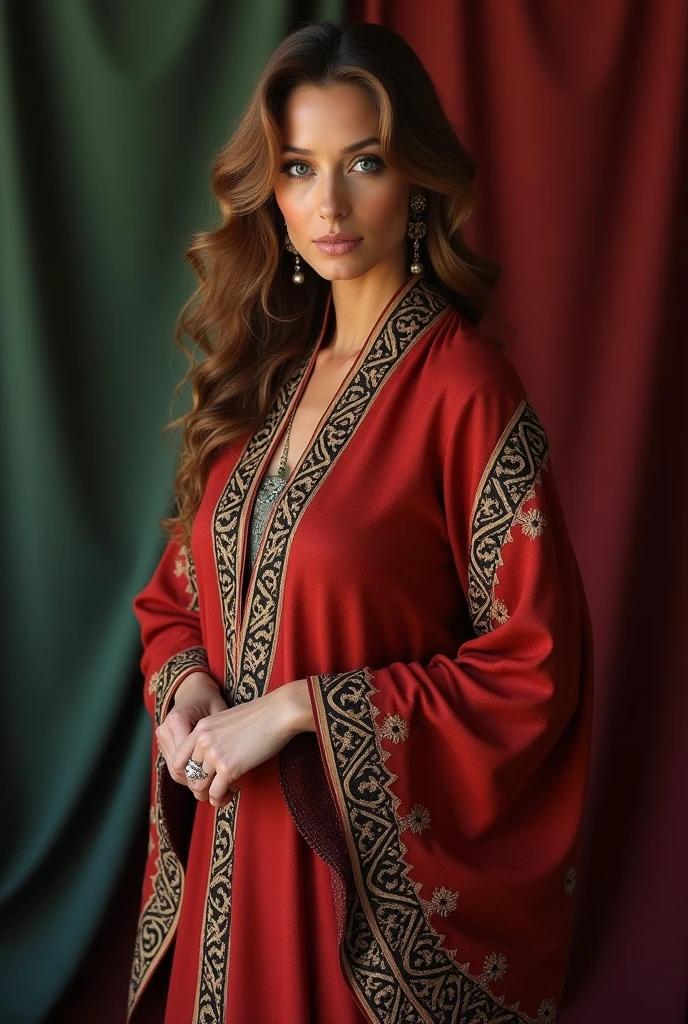 Brandi love in traditional clothes
