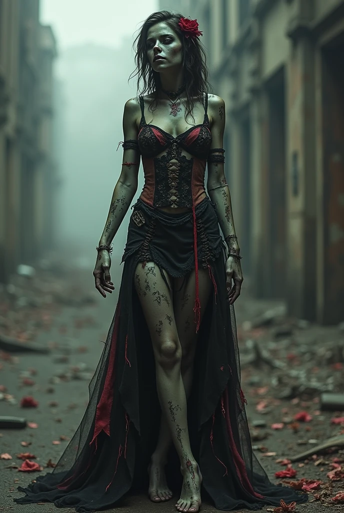 An dress for a zombie girl
