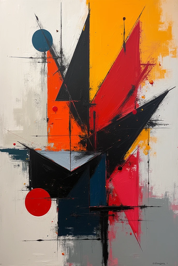 outline of abstract art
