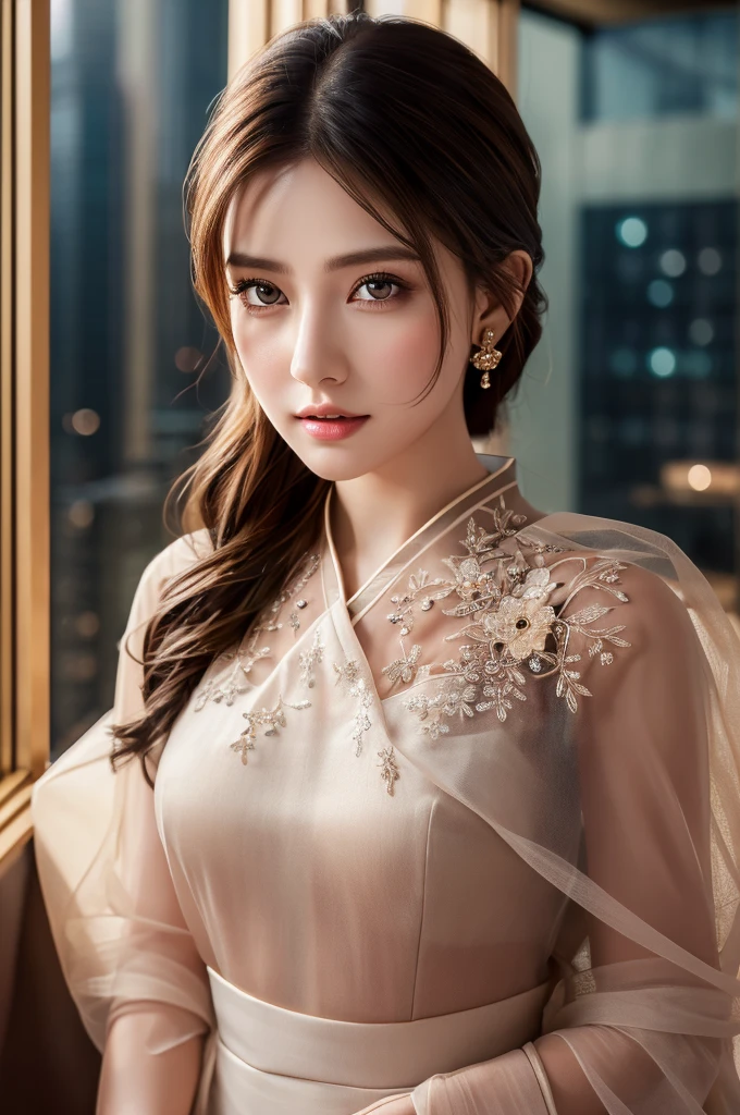 a very detailed and realistic CG Unity 8K wallpaper, high quality, extremely detailed, photorealistic, extremely detailed  office lady, sheer skirt, intricate details, studio lighting, masterpiece, delicate fabric, beautiful eyes, sharp focus, hyper-detailed, vibrant colors
