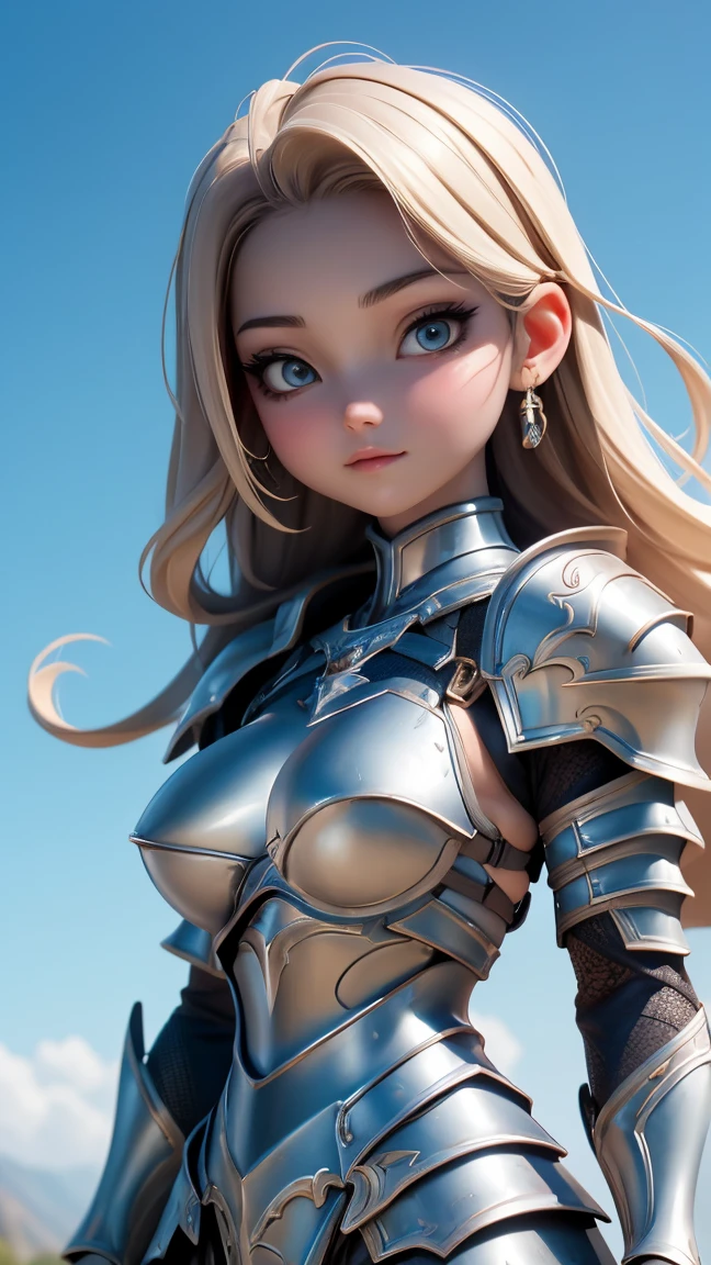 A girl wearing armor posing, bikini armor,female knight, armor girl, metal armor, thick armor, metal bikini top, metallic armor, gorgeous female paladin, order Amazing armor, thick shoulder armor, thick leg armor, thick arm armor, perfect face, amazingly beautiful, fantasy warrior, light black armor, fantasy paladin woman, bare belly, belly open, beautiful, refined face, vibrant eyes, high detail skin, realistic skin details, visible pores, sharp focus, volumetric fog, 8k ultra hd, DSLR camera, high quality, photo realism, photo realism ism, Photography, ((8K, Raw, Masterpiece: 1.4)), (Professional Photography, Sharp: 1.2), ((Portrait Photography)), Perfect Dynamic Composition, (Natural Sunlight), (Soft Shadows), ultra-detailed face and skin, perfect Asian, white skin, (fine skin: 1.3), (perfect glowing skin: 0.6), beautiful eyes, round eyes , pretty face, blush, glossy lips, high nose bridge, glossy eyes, perfectly proportioned face, real moist skin, exquisite expression, looking at the camera,light_smile,((cowboy_shot)),Ancient makeup