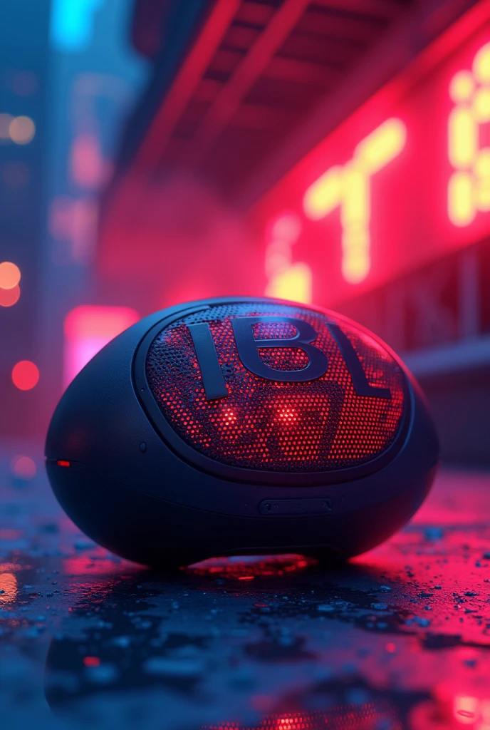 a JBL with an ad for raffles for 0,15 cents a share
