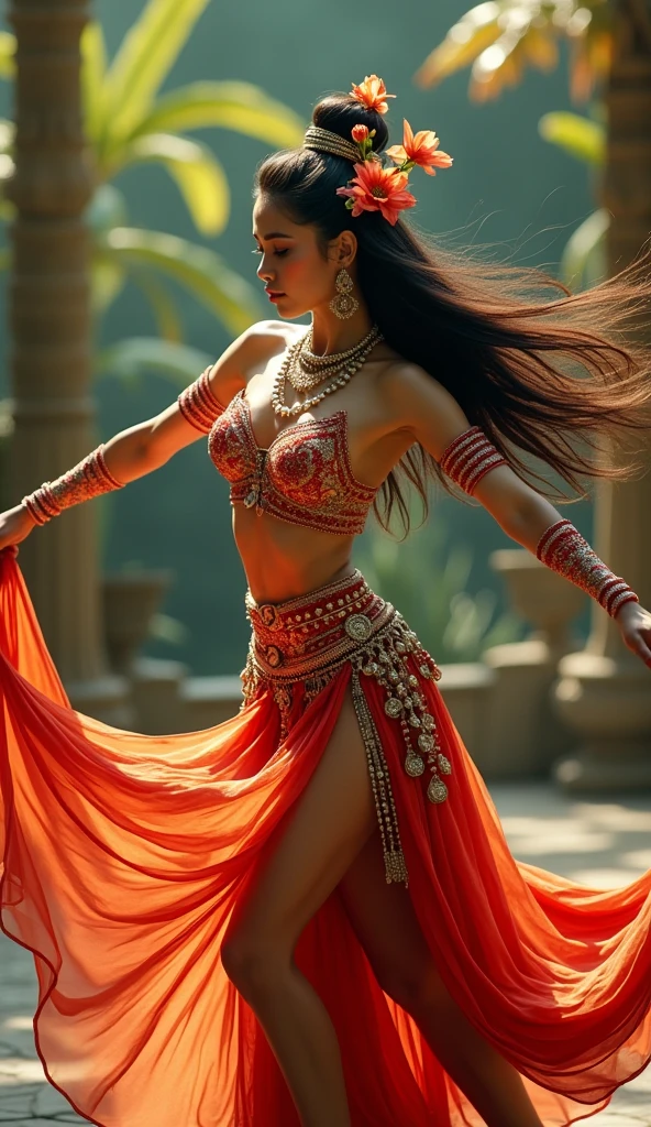 A sexy beautiful balinese dancer