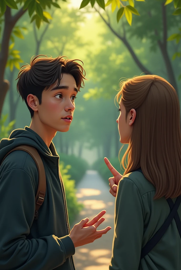 Now one of the same young man but talking to another person about the meaning of life 