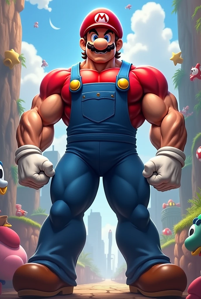 supermario arms strong