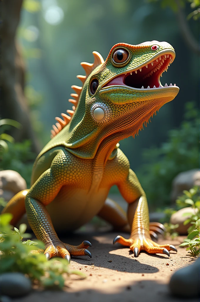 Hungry lizard
