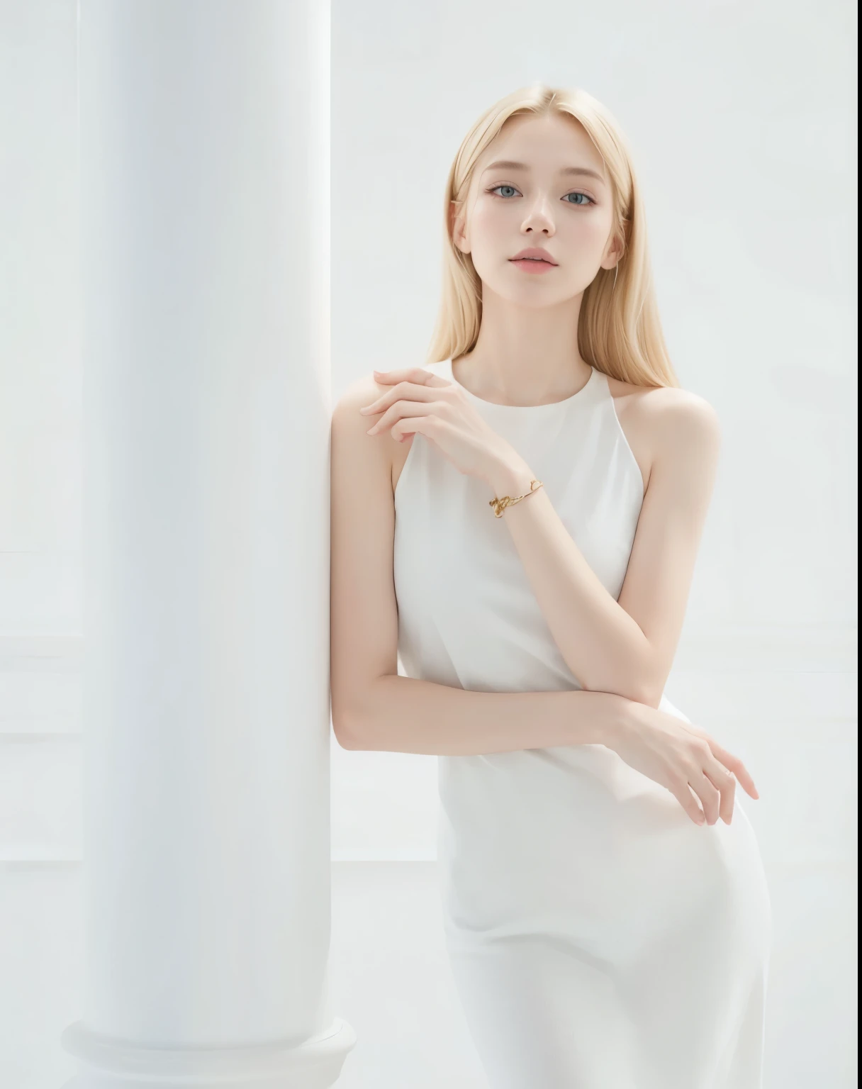 blonde woman