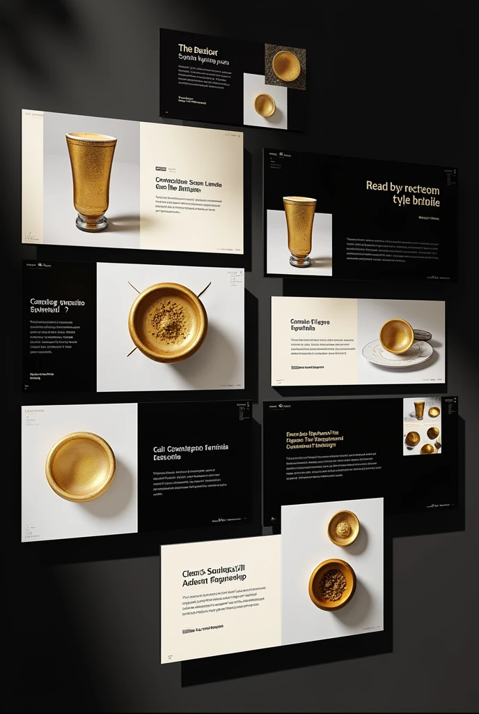 White and gold team colour blackground for presentation slide