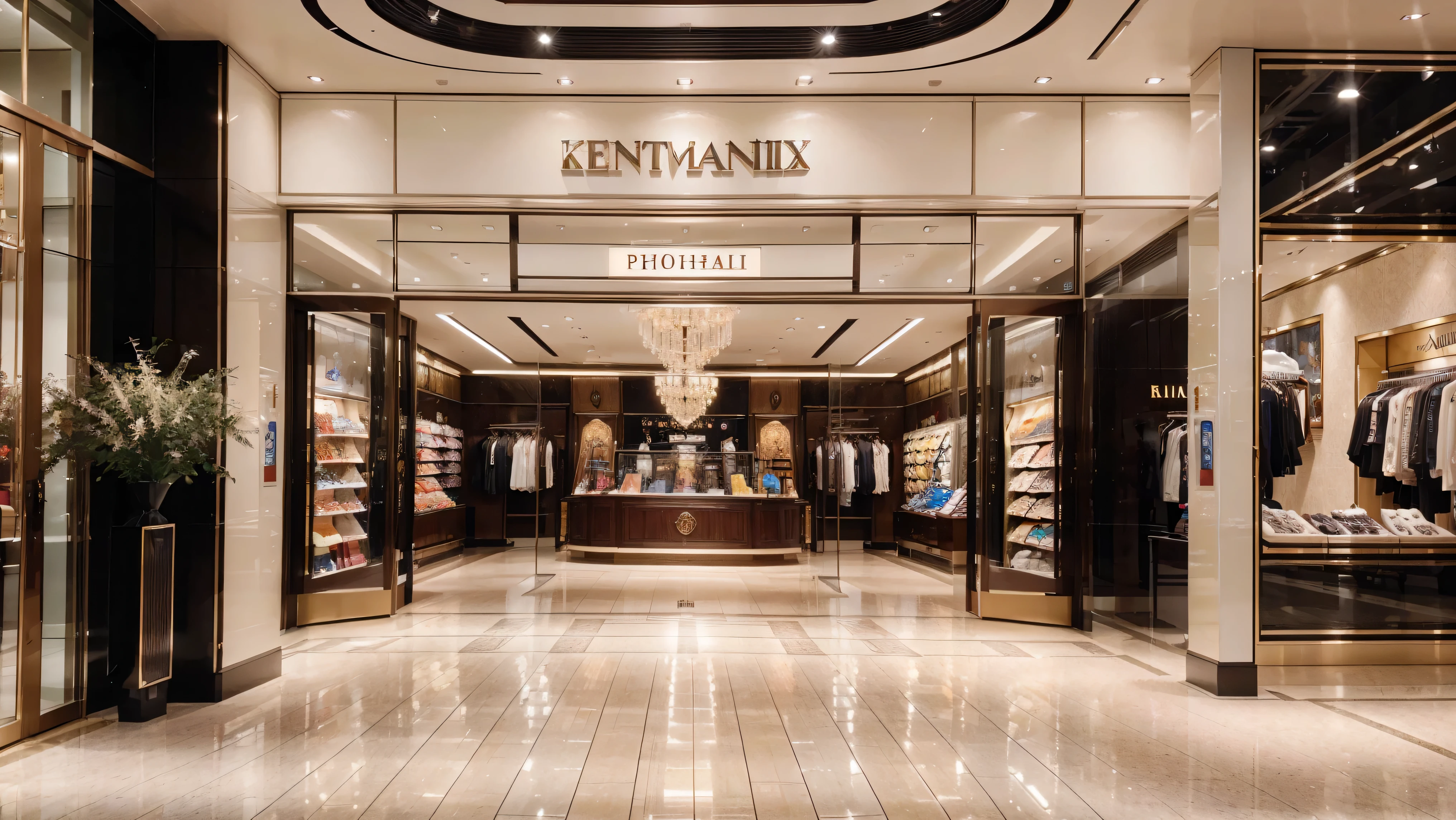 (shopping mall background, a shopping mall interior, detailed architecture, people shopping, retail stores, high-end brands), (ultra-high definition, hyper-realistic, highly detailed, high quality, high detail, ultra-detailed, ultra-realistic, realistic, detailed), (best quality, 4K, 8K , 16k, highest, art: 1.2), (realistic, photo-realistic, photorealistic: 1.37), (16k wallpaper extremely detailed CG unit), sharp focus Fujifilm XT3, professional lighting , film grain, raw photography, digital SLR Camera, realistic painting art Fujifilm XT3, utilizes state-of-the-art deep learning models and adjusts parameters according to quality metrics such as structural similarity (SSIM) and perceptual loss to create a image indistinguishable from a real image, high quality photography, fine tuning,