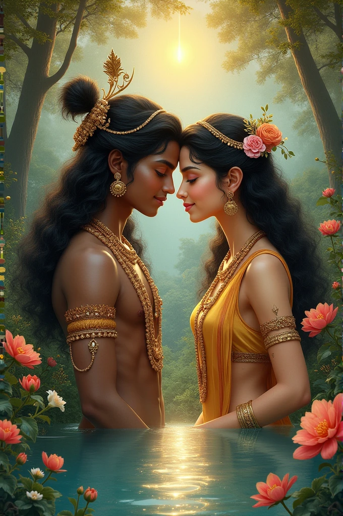 Radha krishna seeing each other's eyes