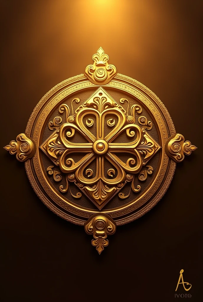 Siam Blessings Amulets logo, gold front
