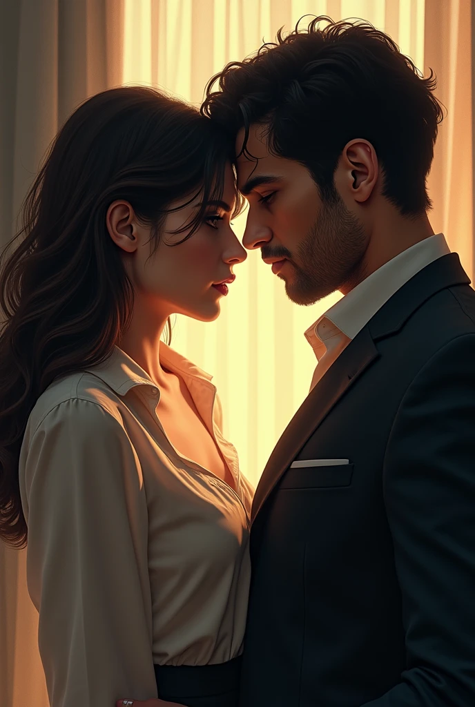 Skinny catholic women and an Muslim man have a illicit affair at work place, and they try to hide it from other collogues, but women cant hel but rol her eyes when Muslim man try to hid there illicit affair 