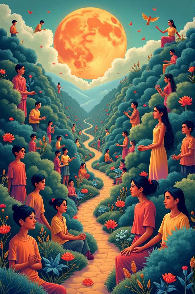 Poster Art of culture and society 