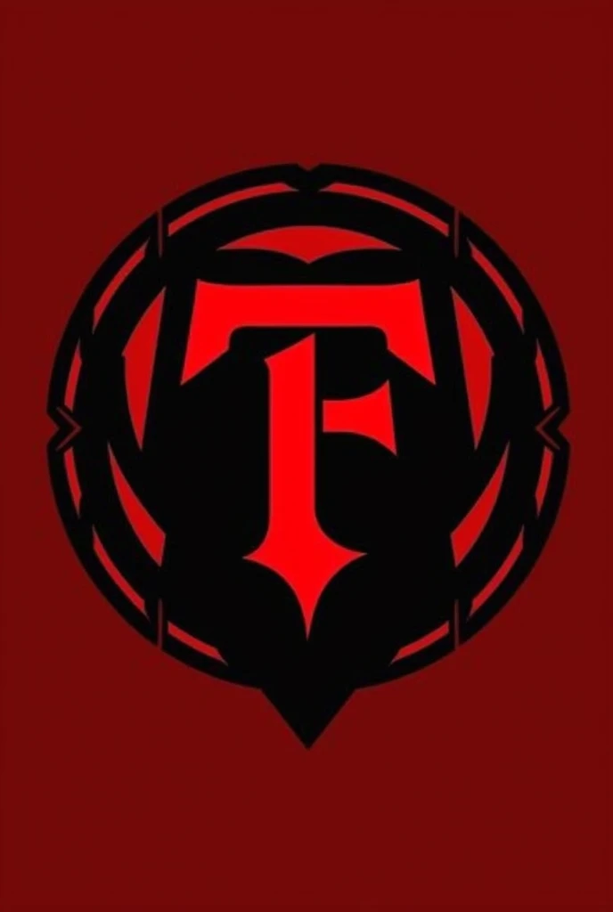 create me the logo of a football team called ficayenoord, It must be circular, red and black