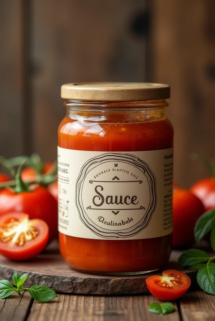 Generates a jarred sauce without a logo